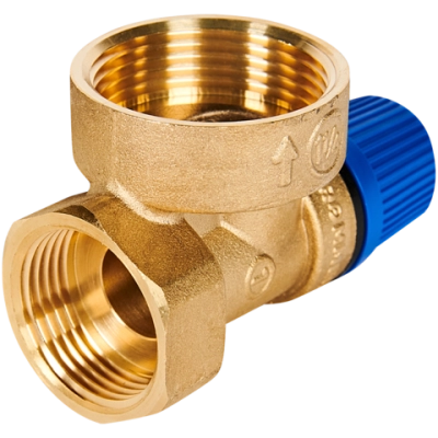Клапан предохранительный ROMMER - 1", сброс 1 1/4" (ВР/ВР, Tmax 110°C, 6 бар)