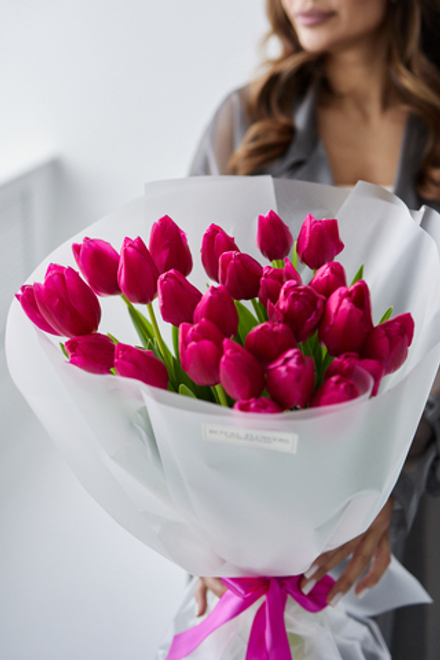 Моно- букет (цвет малина)