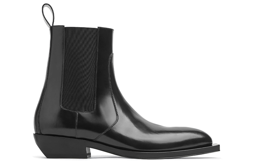 Bottega Veneta Chisel Chelsea Boots Men"s Black