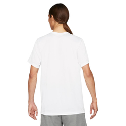 Мужская теннисная футболка Nike Dri-Fit Superset Top SS M - white/black