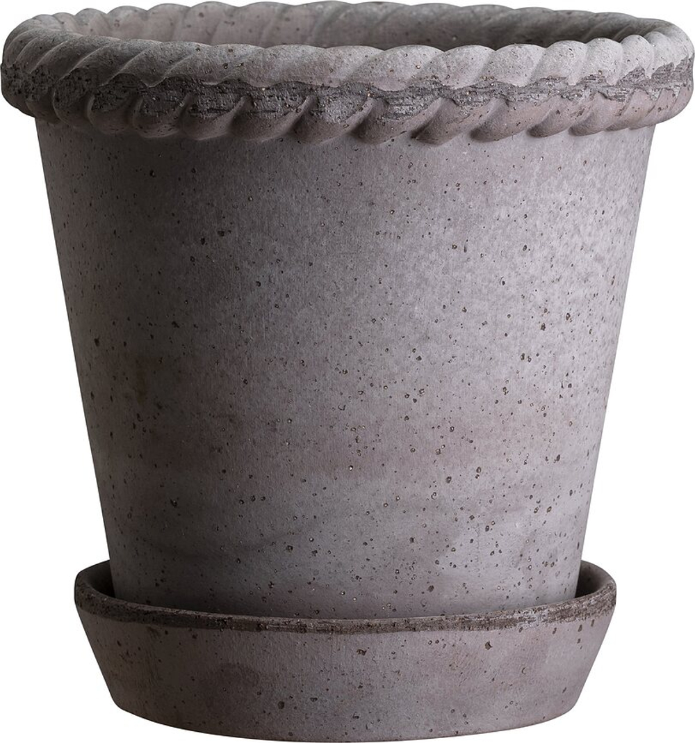 Горшок Bergs Potter Emilia, керамика, 25 см, серый