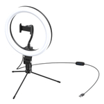 Кольцевая лампа настольная Baseus Live Stream Holder-table Stand (10" Light Ring)