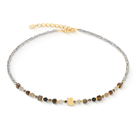 Колье Coeur de Lion Brown-Grey 4347/10-1112