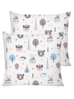 Наволочка комплект 2шт бязь Сказка "Индейцы" 70x70 см