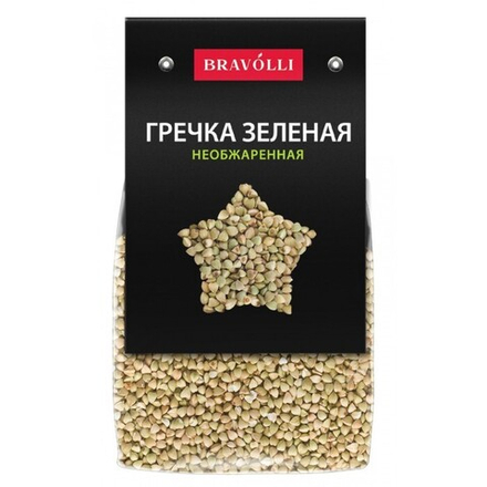 Крупа Гречневая Зеленая Bravalli 350 гр