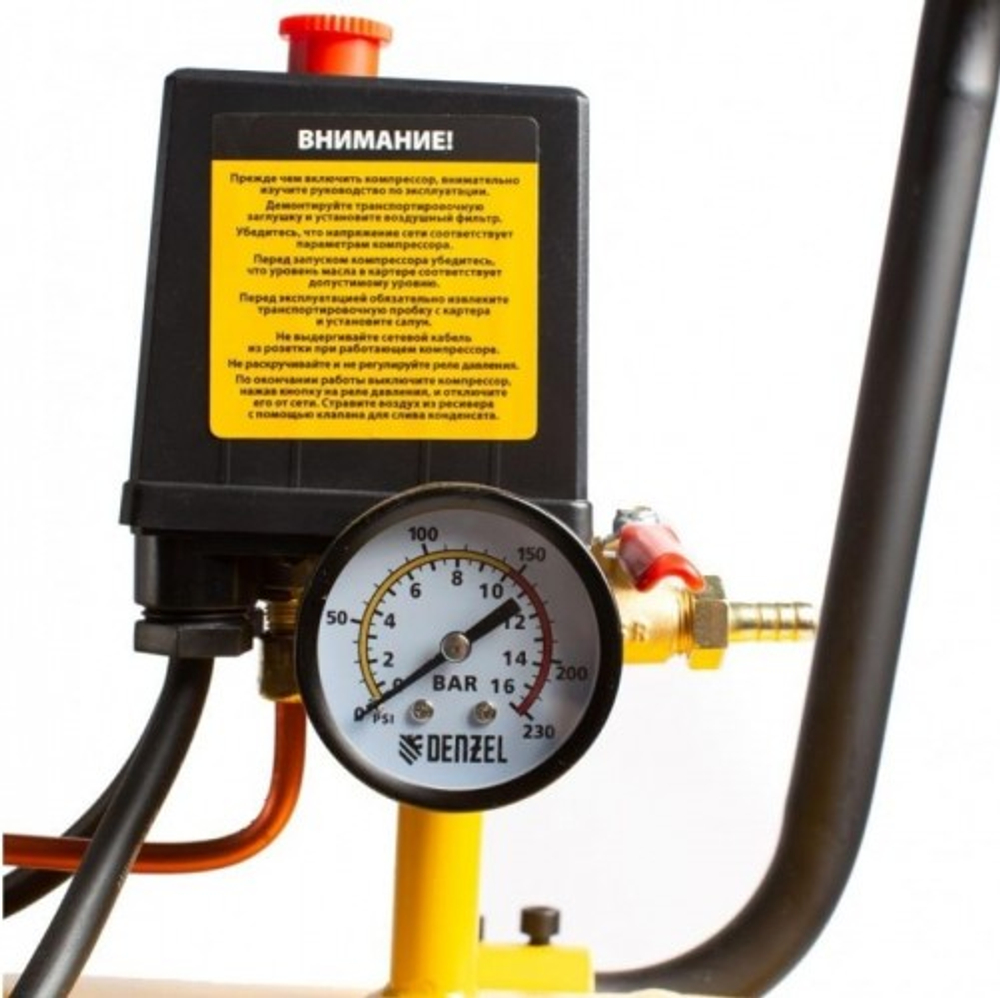 Компрессор поршневой Denzel BCV2300/100 58111