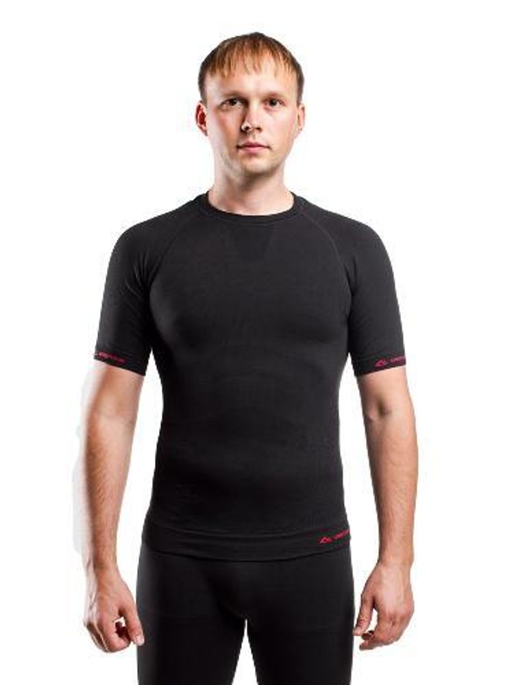 Футболка мужская Abel/ кор. рукав/ синтетика/ черный/ L-XL, Abel9090LXL
