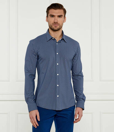 Рубашка P-ROAN-kent-C1-233 BOSS BLACK - темно-синий(50527532)