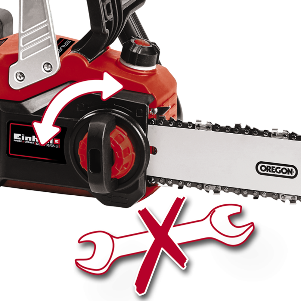 Пила аккумуляторная 18V Einhell Profi PXC GE-LC 35см, без АКБ и ЗУ