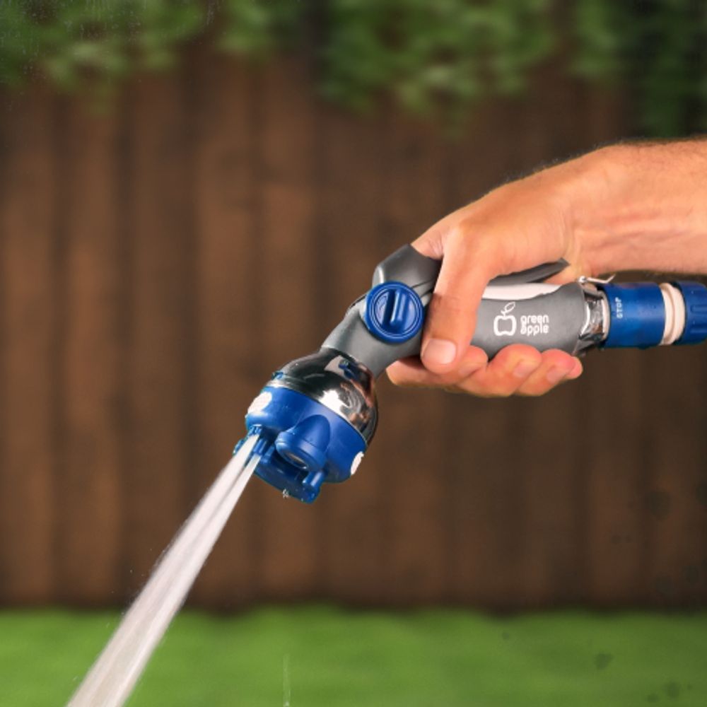 GWHM12-035 GREEN APPLE Пистолет-распылитель, металл, 4 улучшенных режима | Аксессуары для полива Green Apple