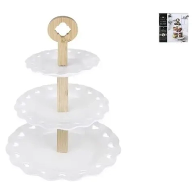 Ваза 3-х ярусная 15х25см 88-7673