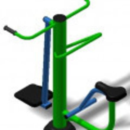 Уличный тренажер взрослый ТС 224 Маятник + Твистер