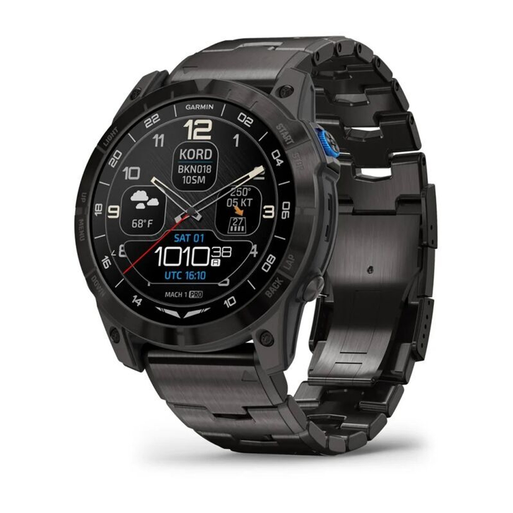 Умные часы Garmin D2 Mach 1 Pro Titanium Aviator Bracelet