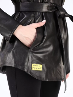 Кожаная куртка демисезонная рубашка