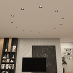 DK3055-BK Встраиваемый светильник под шпатлевку Vibi, GU5.3, LED, черный, пластик