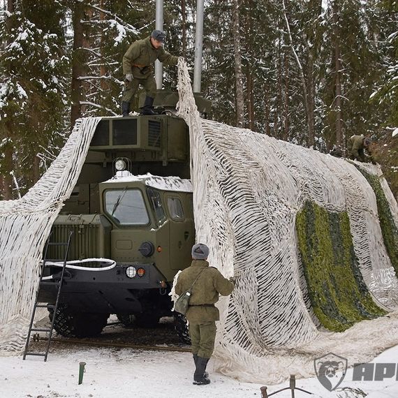 Маскировочная сеть МКТ-2С / СНЕГ, 3*6