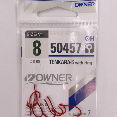 Крючки рыболовные OWNER 50457 красные #8