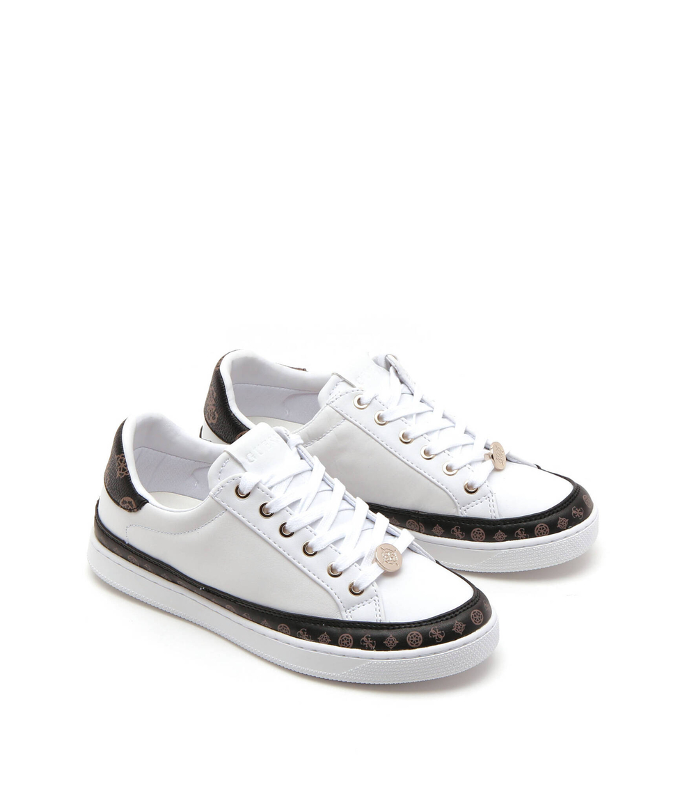 Кожаные кроссовки renni Guess - белый(FL5RNN FAL12)