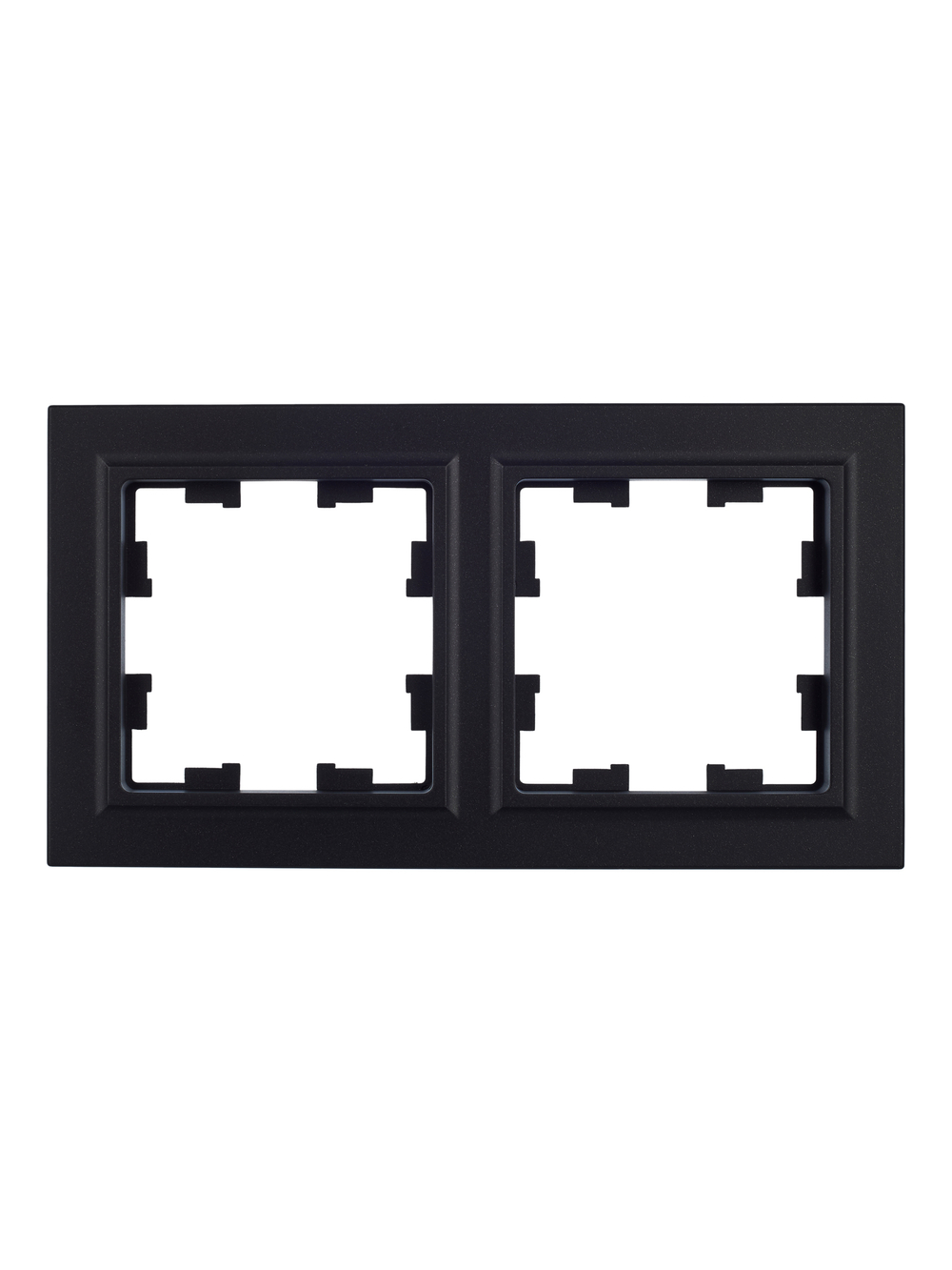 BRITE Рамка 2-местная РУ-2-БрЧ черный IEK