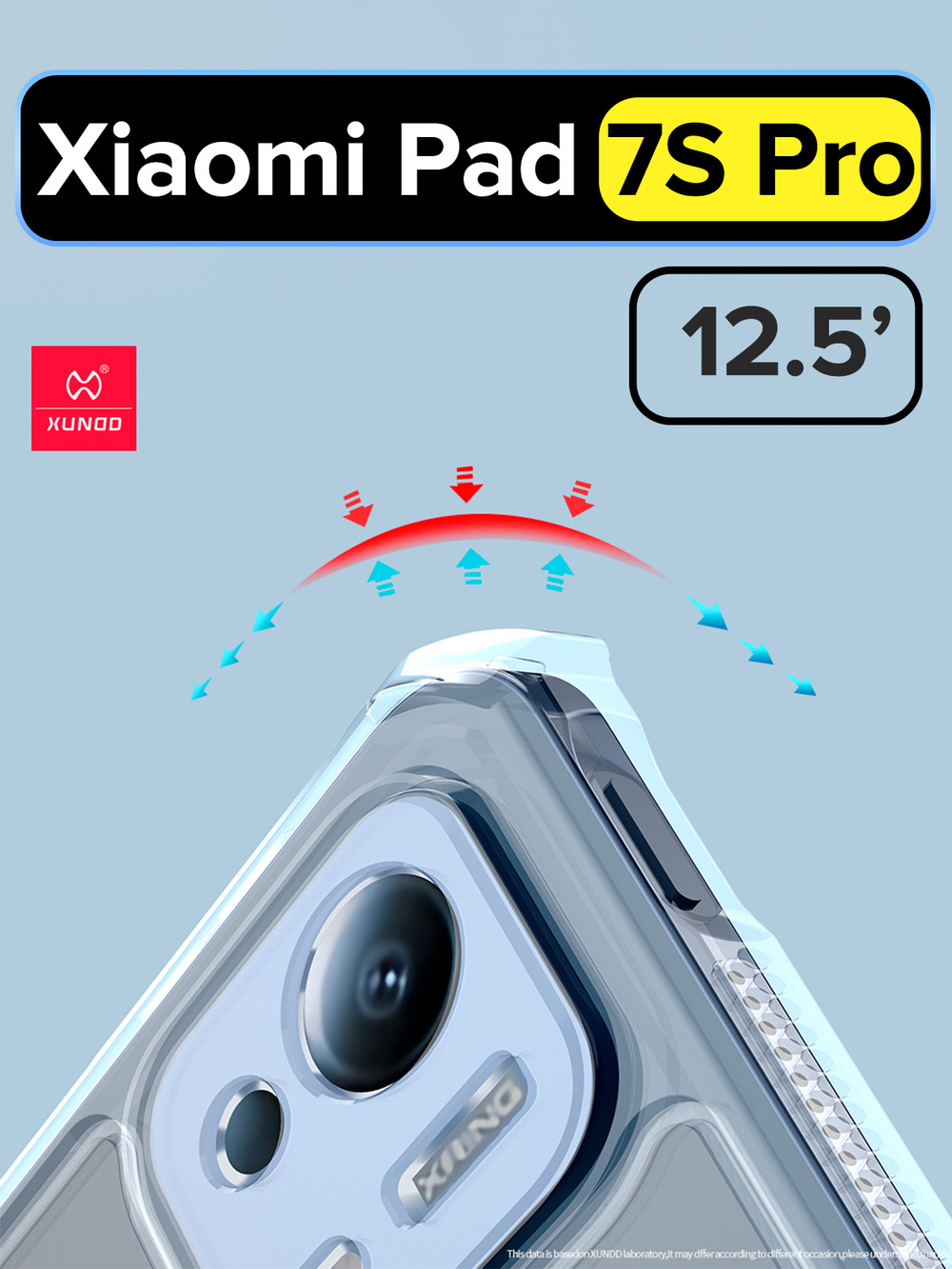 Чехол на Xiaomi Pad 7S Pro 12.5 противоударный с усиленными углами XUNDD