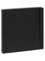 FORTE&PIANO Выключатель 1-клавишный с индикацией 10А FP102 черный IEK