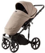 Детская коляска Adamex Locco Light Deluxe 2 в 1 LL-SA09 (Т.БЕЖЕВАЯ КОЖА)
