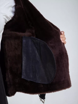 Дубленка зимняя короткая