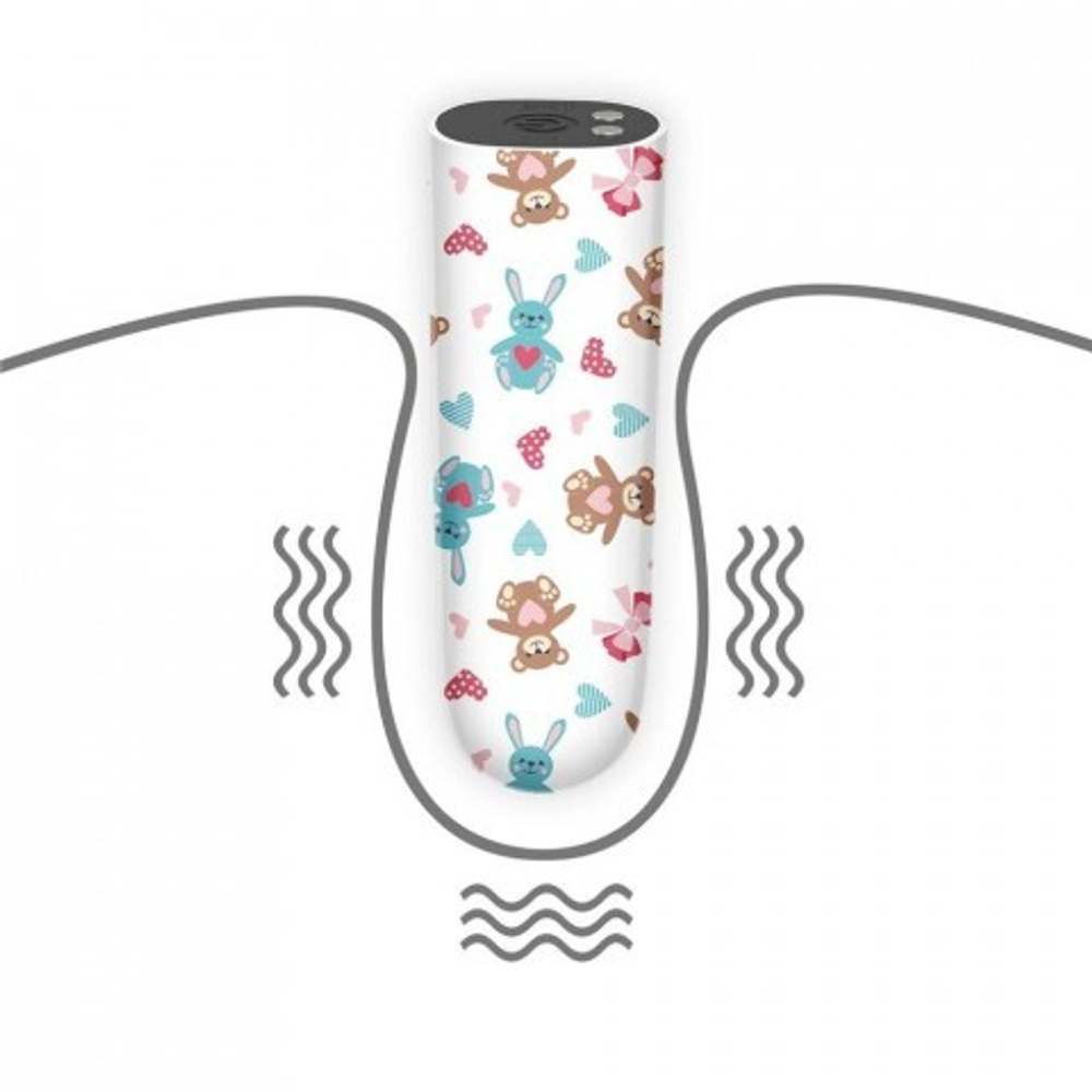 Мини-вибратор "Bears" (8,5*2,7 см.)