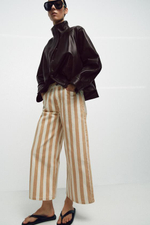 ZW COLLECTION ДЖИНСЫ-КЮЛОТЫ СО СРЕДНЕЙ ЛИНИЕЙ НА ТАЛИИ - ZARA