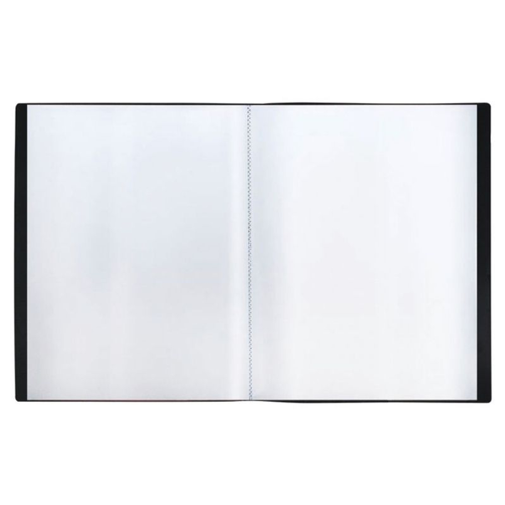 Папка с файлами СТАММ на 40 вкладышей, черная