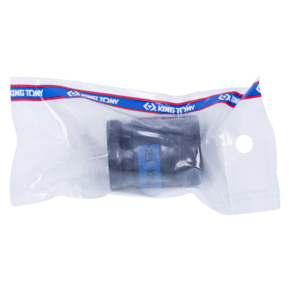 KING TONY (453521M) Головка торцевая ударная шестигранная 1/2", 21 мм