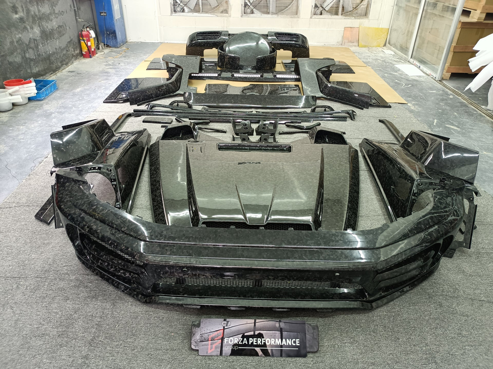 Широкий кованый карбоновый обвес для Mercedes-Benz G-Class W463A/W464 2018+ Мерседес Гелик гелентваген