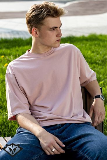 Футболка КУЛЬТУРА OverSize "Light" (пудра)