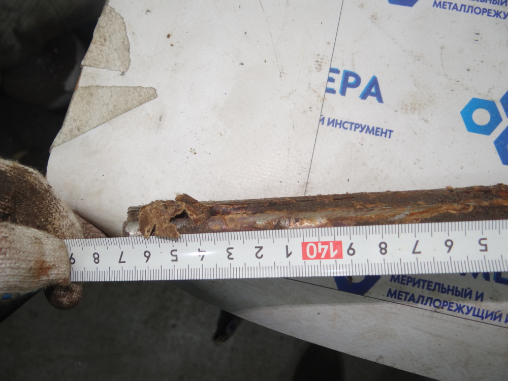 Вал ходовой РМЦ 1000 (Длина 1470мм, диаметр 25мм)