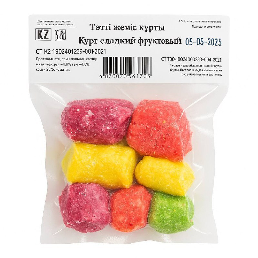 Курт Сладкий фруктовый ЭкоДом 50 гр