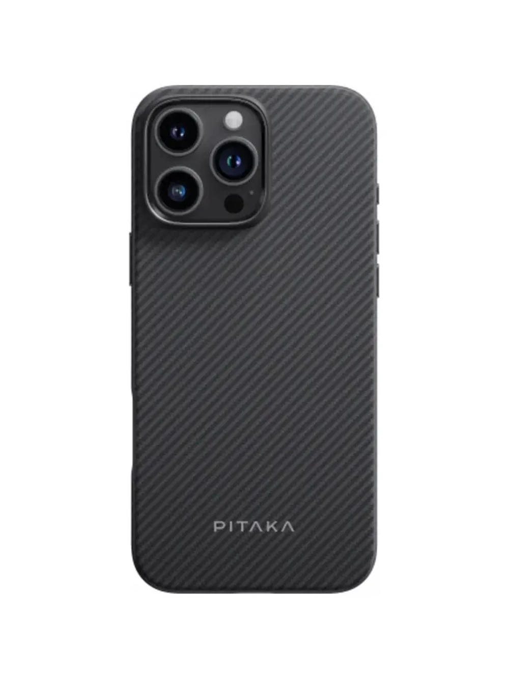 PITAKA Ultra-Slim Case for IPhone 16 Pro Max Black/Grey