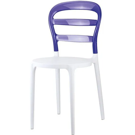 Стул Miss Bibi белый/фиолетовый | Siesta Contract | Турция