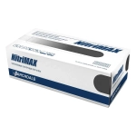 Перчатки нитриловые смотровые NitriMAX нестерильные неопудренные текстурированные размер M черный 50 пар