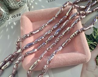 Жемчуг Продольной формы 8мм, майорка lux (1шт)