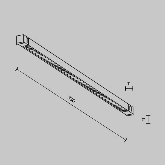 Трековый светильник Maytoni Technical EXILITY X Points TR241-2-6W3K-B