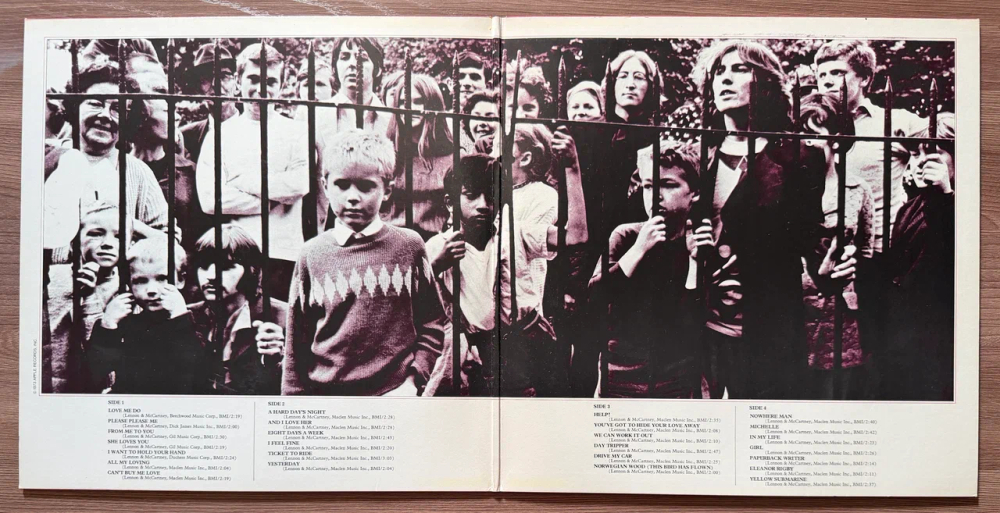 The Beatles ‎– 1962-1966 2LP (США 1978г.) Red Т