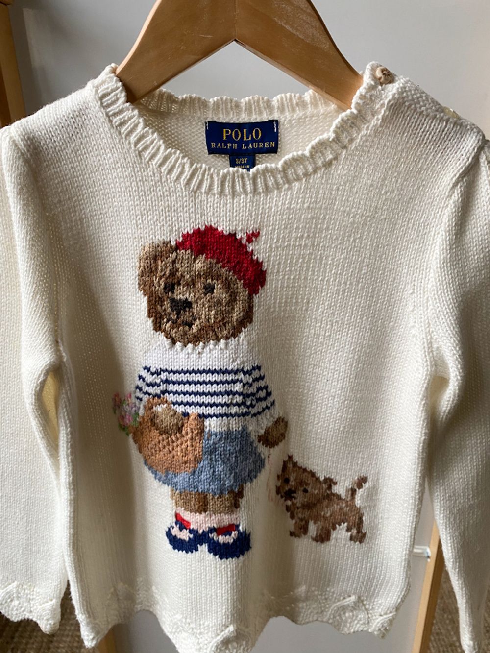 Хлопковый свитер Ralph Lauren, 98