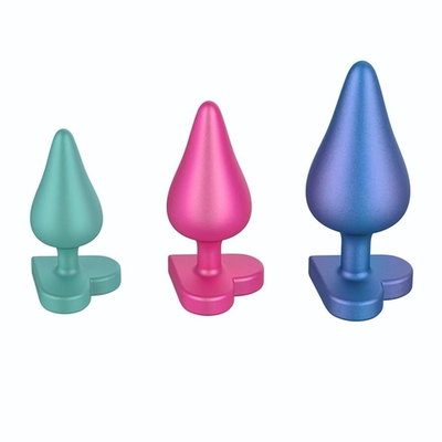 Набор из 3 анальных пробок Romp Luster (Цвет: разноцветный)