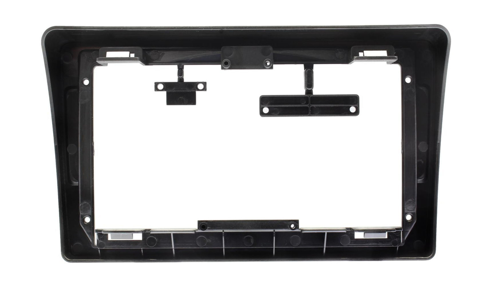 Комплект рамки с разъёмами 9" Nissan Pathfinder R51 2010-2014 с нави (наверх, взамен дисплея) накладка - Car-Smart 9671F5