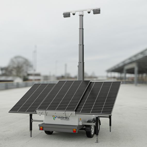 Передвижная солнечная электростанция c освещением и видеонаблюдением, фото №776002716