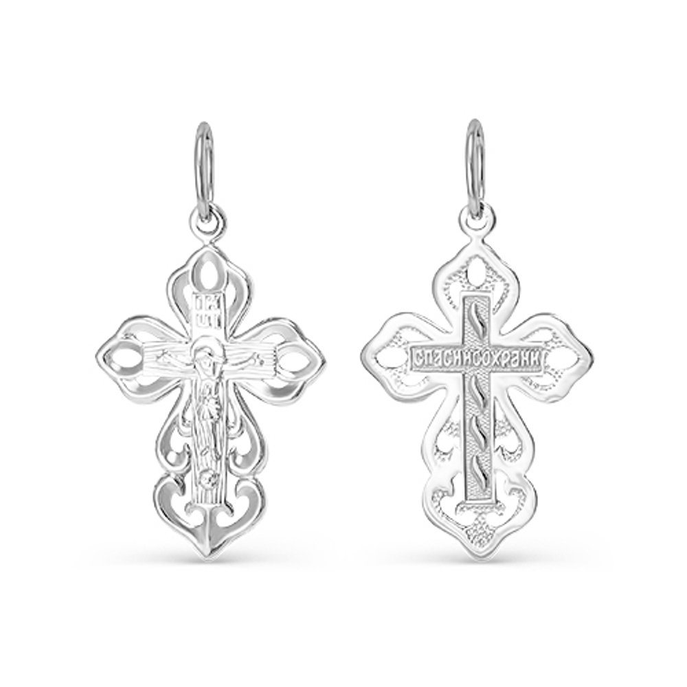Крест из серебра 925 пробы