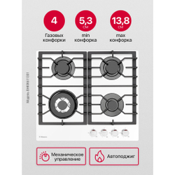 Варочная поверхность газовая Hansa BHKW611301
