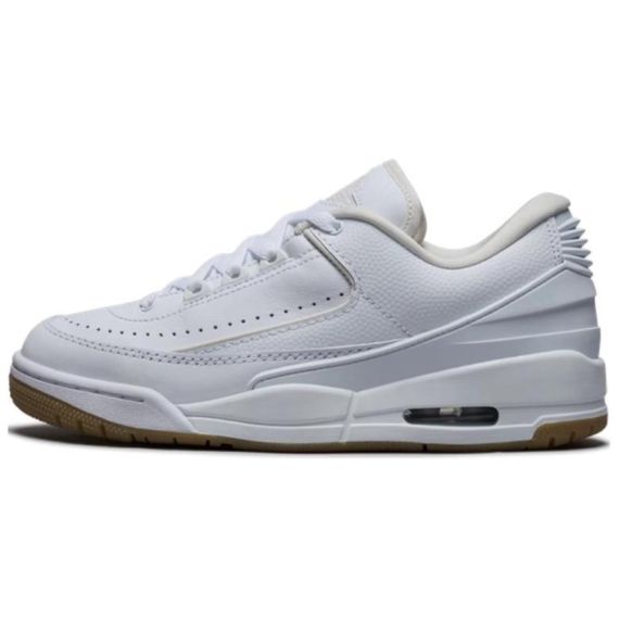 Jordan Air Джордан 2/3 Винтажные баскетбольные кроссовки Низкие Белый/Фантомный серый белый/Светло-коричневый Унисекс