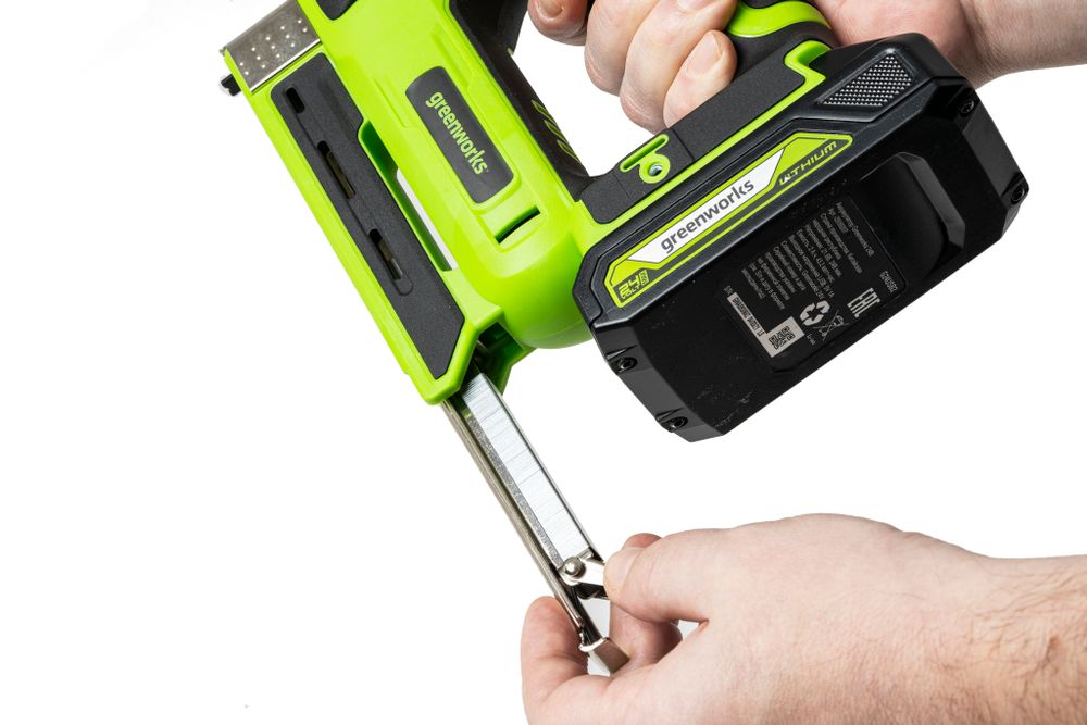 Аккумуляторный степлер Greenworks, G24CS10,3400107, 24v, без АКБ и ЗУ