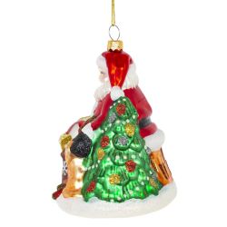 GAEM Украшение новогоднее "Дед Мороз", L9,5 W9 H13 см